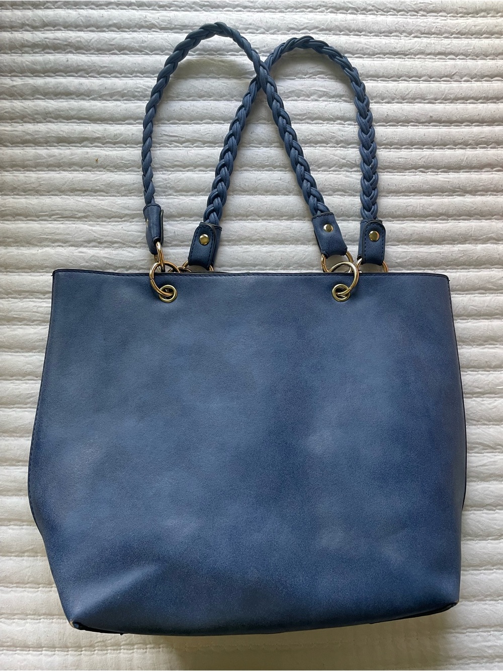 Imoshion Blue Braided Shoulder Bag - Picture 5 of 13